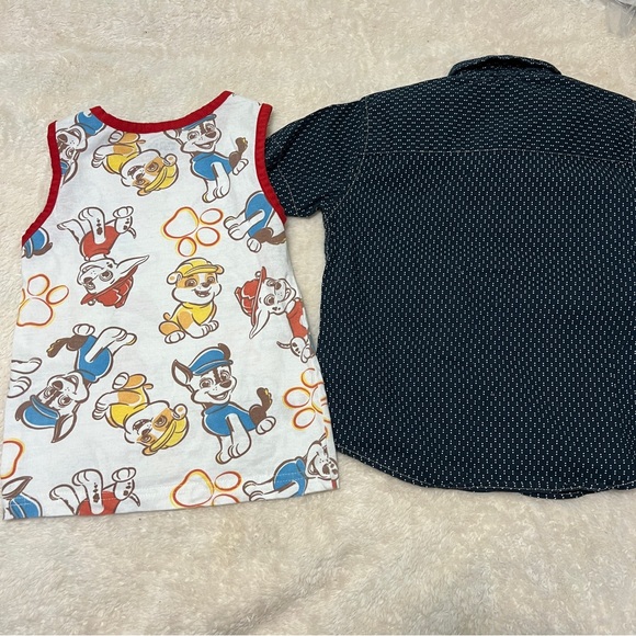 4T Kids Paw Patrol Print Tank Top and Polka Dot Shirt Set - Picture 6 of 6
